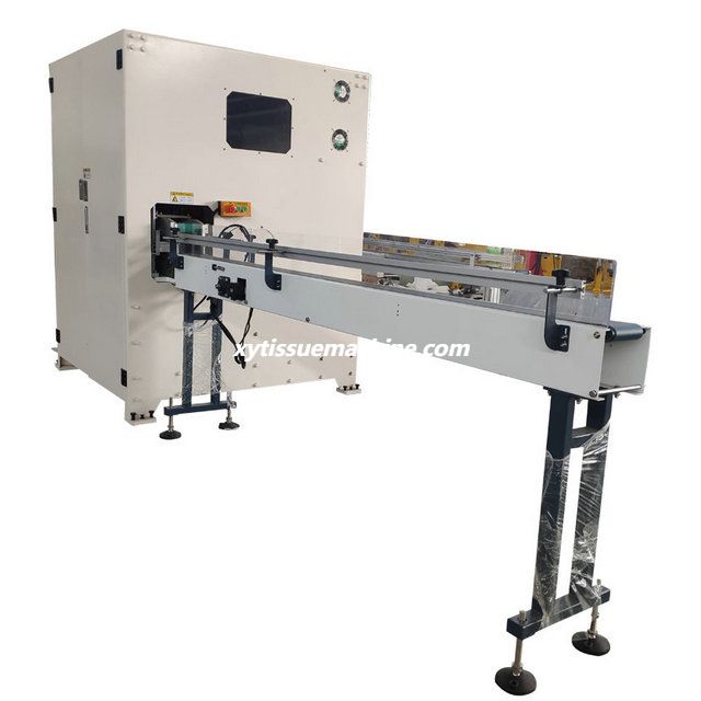 faical tissue log saw cutting machine آلة قطع منشار الأنسجة الفيزيائية