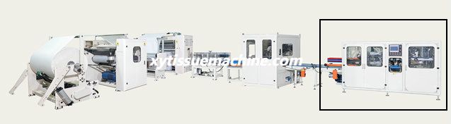 خط إنتاج آلة تصنيع ورق المناشف اليدوية الأوتوماتيكية بالكامل ذات السعة العالية 3